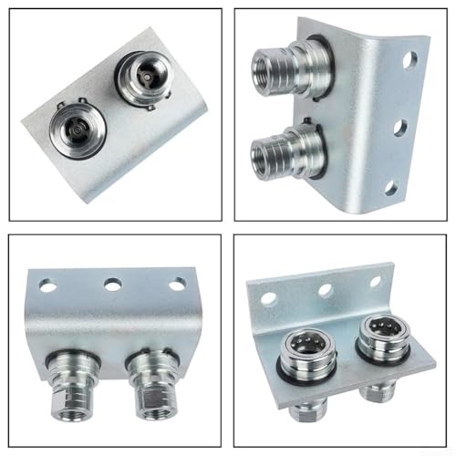 Kit d'accouplement rapide hydraulique NPT 1/2 pour sécuriser vos circuits - 4