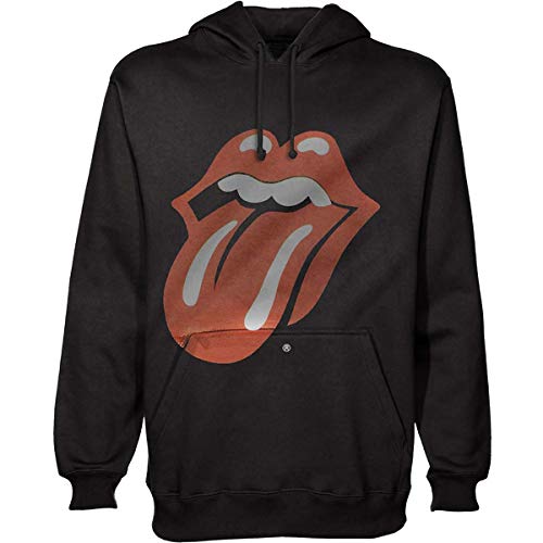 The Rolling Stones Tongue Logo Oficial Sudaderas Capucha Hombre (XX-Large)