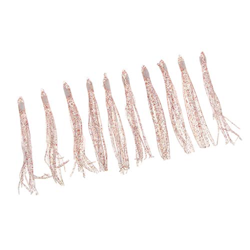 Hellery 10 Pezzi di Gonne di Calamari Esche Salata...