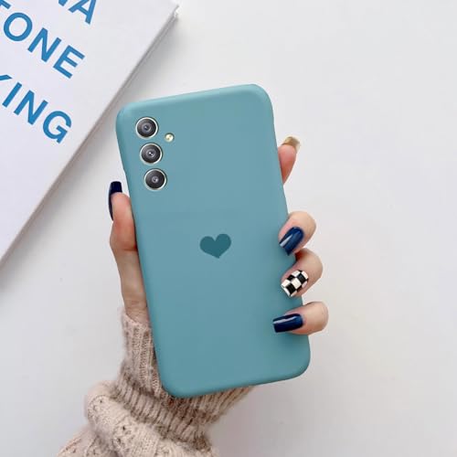 Image of COLORflow Back Cover case Compatible with Samsung A34 5G | Pastel Hearts Color Customized Back Cover Compatible with Samsung Galaxy A34 5G - Polycarbonate ,Multicolor