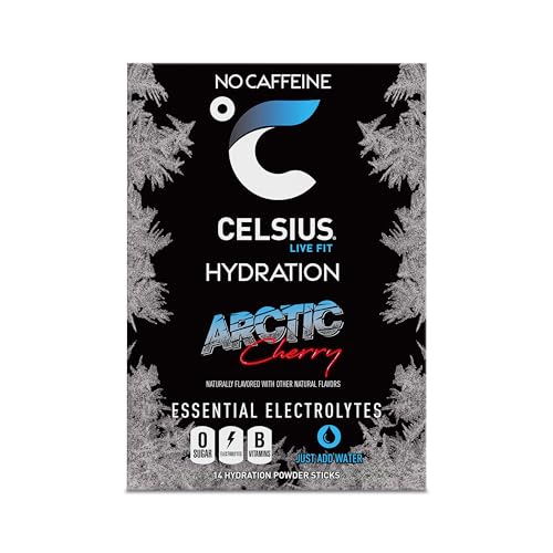 CELSIUS HYDRATION™ Arctic Cherry Flavor, Essential Electrolyte Hydration Packets (Pack of 14)