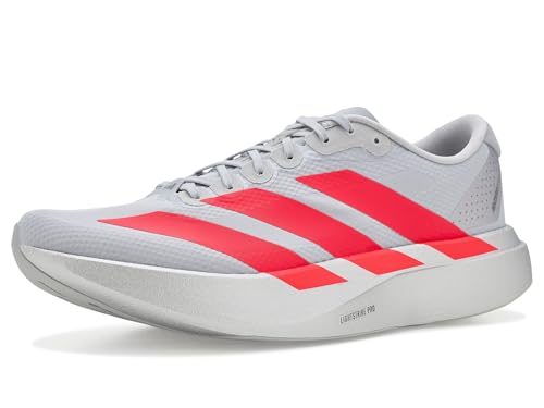 Image of adidas Men's Adizero EVO SL Woven M Silver met.Lucid red /Iron met. 13 US