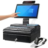 【Nombreuses Applications】Cette caisse tactile simplifie la prise de commandes et les paiements dans de nombreux commerces. Que vous gériez une petite boutique, un restaurant animé ou un supermarché, ce système de point de vente tout-en-un gère efficacement les transactions et les stocks, et répond parfaitement aux divers besoins des petites entreprises d'aujourd'hui.