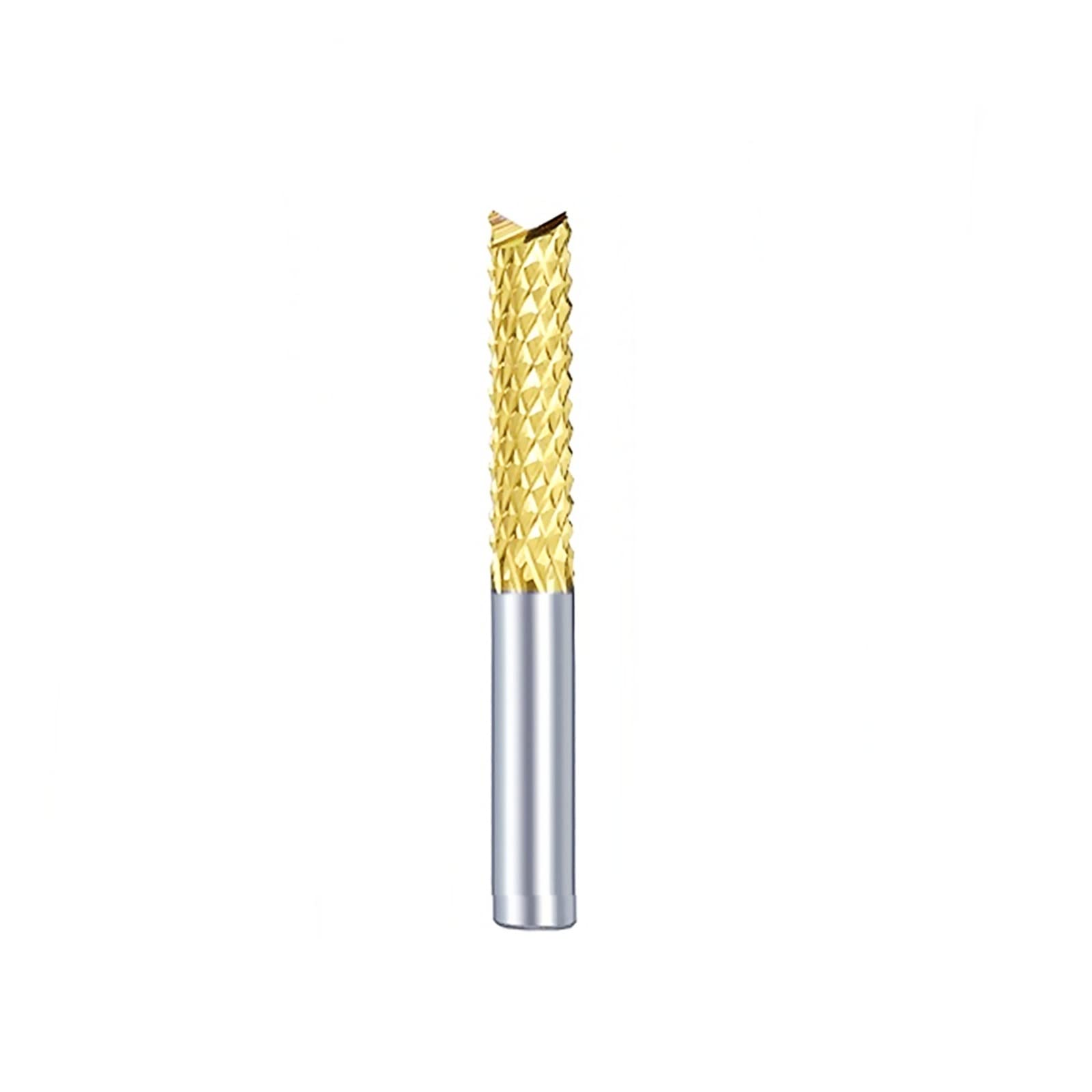 HYUJNAFZR 1pcs Corn End Mill Bits 6.35mm Shank PCB Milling Cutter Carbide End Mill CNC Machining Router Bit Engraving Milling Cutter