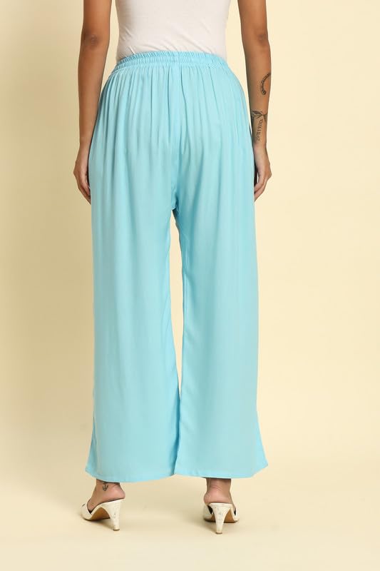 Image of Soft Colors Women Regular Fit Pocket Palazzo