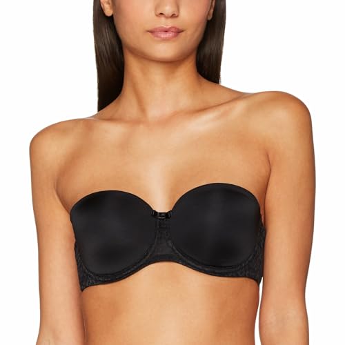 Triumph Mujer Beauty Full Essential Wdp, Wired Padded Bra With Detachable Straps, Black, 95D