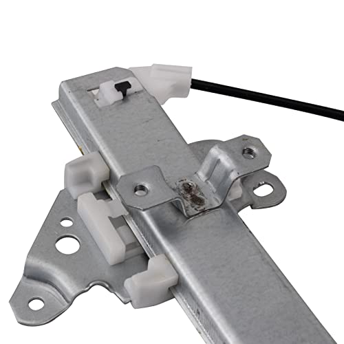 Image of TRQ Front Passenger Side Power Window Motor and Regulator Assembly Compatible with 2007-11 Nissan Versa 2012 Versa Hatchback