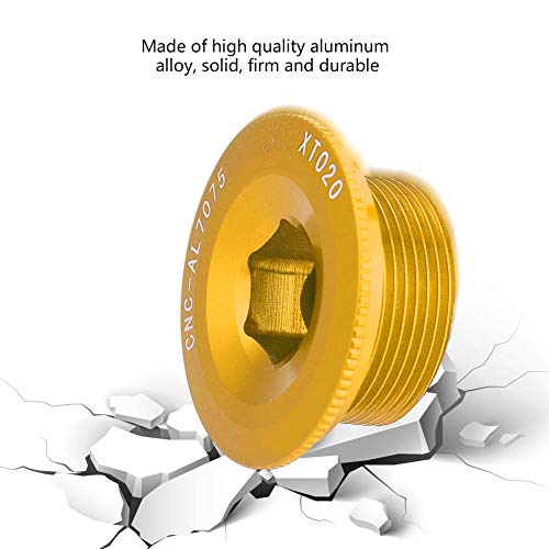 Image of ANGGREK hollowtech Crank Tension Bolt Bicycle arm Cycling Screw Shimano Cap 105 end Bike dust Covers Gold crankset m20 Bolts 2 Fixing ii preload m582 sram for wheelspeed Aries Bosch