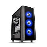Caja torre thermaltake atx versa j25 tg rgb negro CA-1L8-00M1WN-01