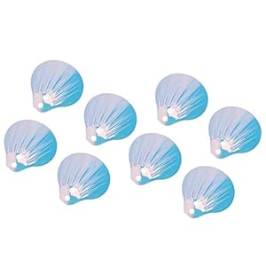 Sheens Muschelform Pailletten 500 Stück Blau