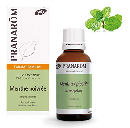 PRANAROM - Menta Piperita Bio - Aceite Esencial - Digestión - AEQT - 30ml