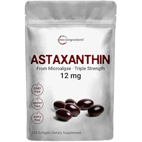 Micro Ingredients Natural Astaxanthin 12mg Cover