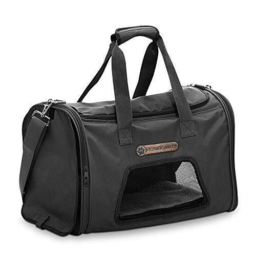 Cat Carrier - TSA & Airline Approved Soft-Sided Pet Travel Carriers for Small & Medium Dogs & Cats - Portable Animal Carry On Bags with Comfortable Washable Padded Mat - Waterproof Small Dog Carrier