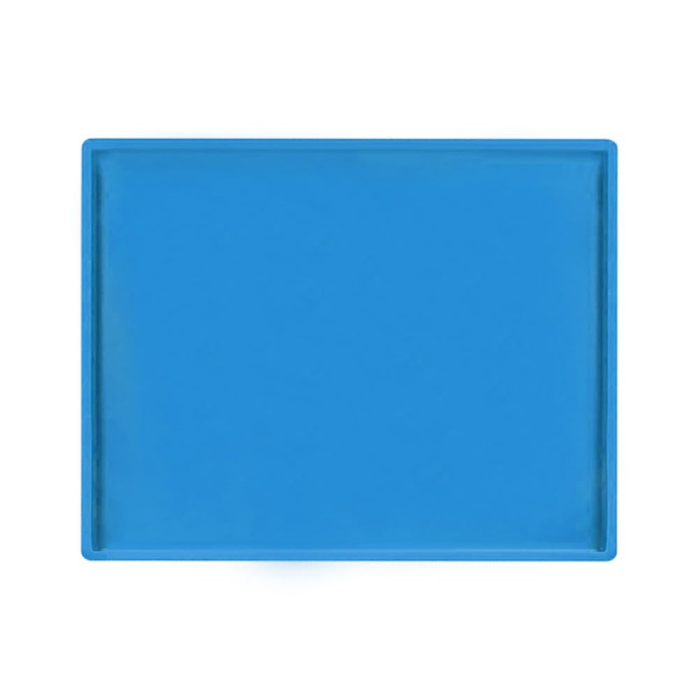 Swiss Roll Baking Tray, Non Stick Silicone Baking Mat,Reusable Swiss Roll Tin & Cookie Tray for Cooking, Bread, Cookies 12.20x10.24in(Blue)