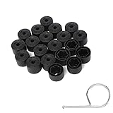 🔩【Wasserdicht und Staubdich】Universelle reifenmutterkappe ist diebstahlsicher, hochwertig und stilvoll. Exquisites aussehen, robust und staubdicht. Kann ihre reifen eine dekorative rolle spielen.