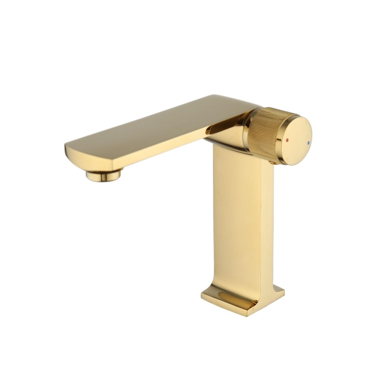 Robinet de salle de bains moderne or pour apporter de la chaleur et du bonheur chez soi