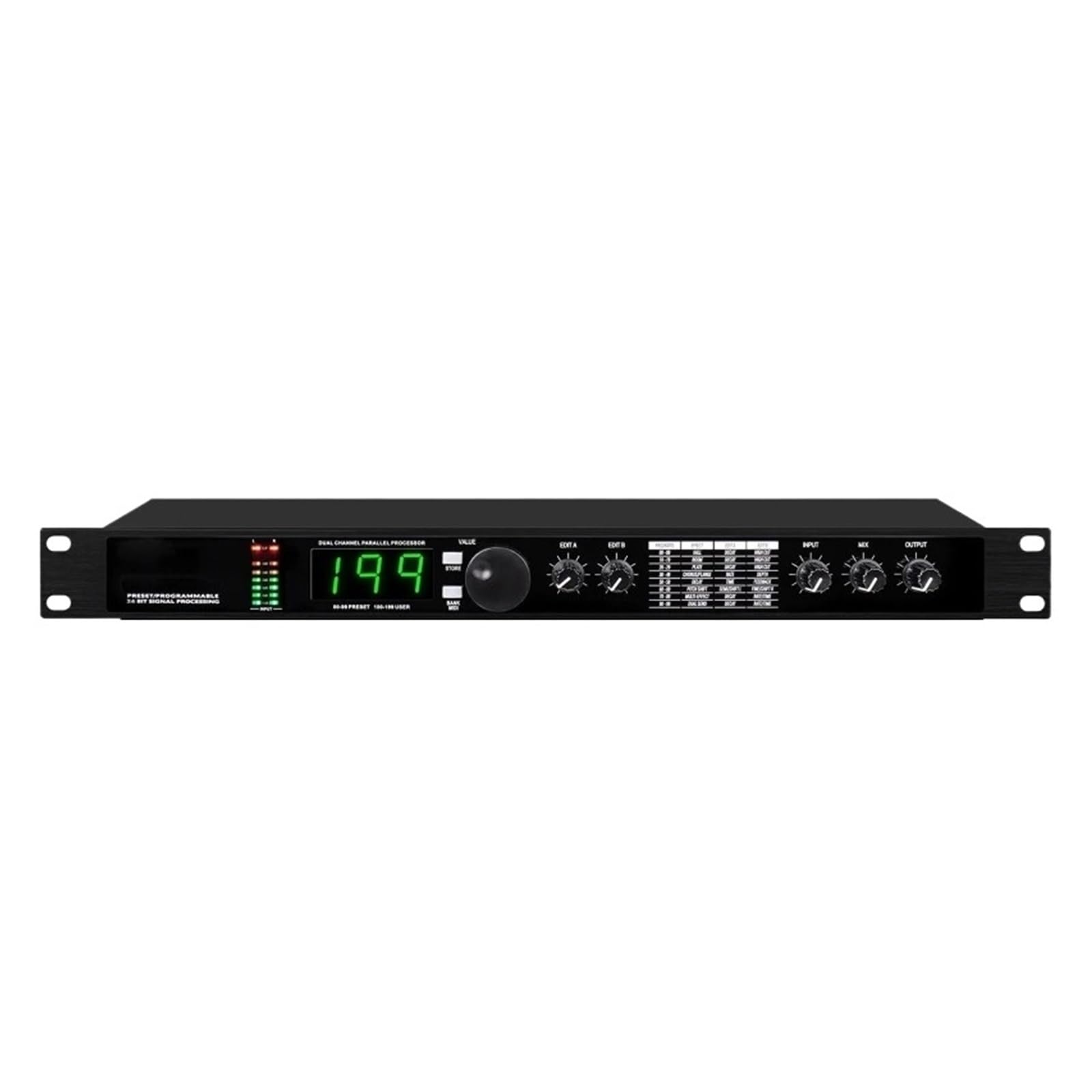 Processore DSP Professionale Con Riverbero Digitale E Multieffetto Processore Audio Equalizzatore Microfono Vocale GAX-4II
