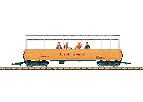 Preisvergleich Produktbild LGB 33353 - Offener Güterwagen mit Band RhB