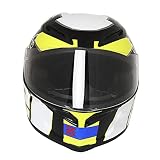 XTevu Motorradhelm, Integral-Motorradhelm, schützender Reithelm für Männer und Frauen, Straßenrad-Sturzhelm für Straßentouren