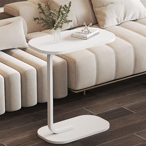 Table d'appoint de salon en forme de C pour optimiser les petits espaces - 2