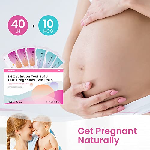 40 Ovulation Tests And 10 Pregnancy Tests, Over 99% Accurate & Easy To Use #TOP6