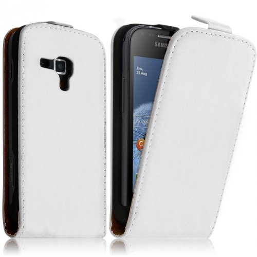 Seluxion - Housse Coque Etui pour Samsung Galaxy Trend S7560 Couleur Blanc