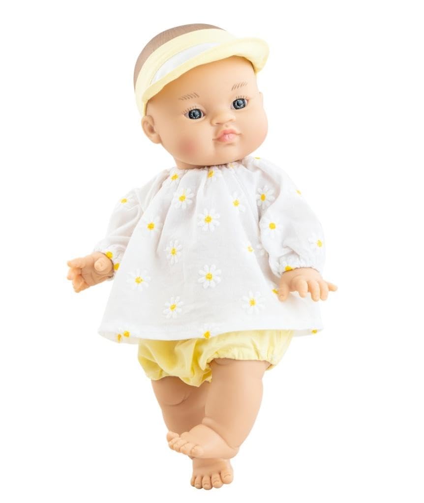 Paola Reina Lalka Gordi dziewczynka Johana 34 cm - realistyczna lalka do zabawy