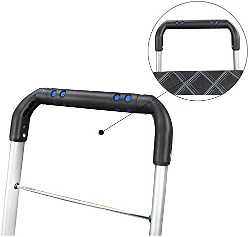 SENWEI Multifunktions-Einkaufstrolley, Küchenaufbewahrung, Mehrzweckwagen, Aluminiumlegierung, Oxford-Stoff, faltbar… – Bild 5