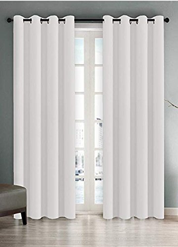 Wexley Home Grommet Blackout Window Panels ~ Each 38 x 84 Room Darkening