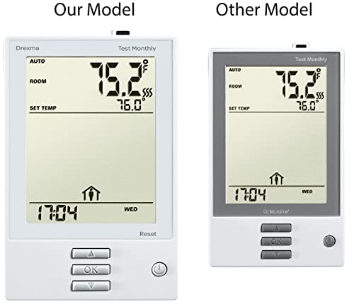 White-UDG-Electric-Radiant-Floor-Heating-Programmable-Thermostat-with-Floor-Sensor-Included White UDG Electric Radiant Floor Heating Programmable Thermostat with Floor Sensor Included