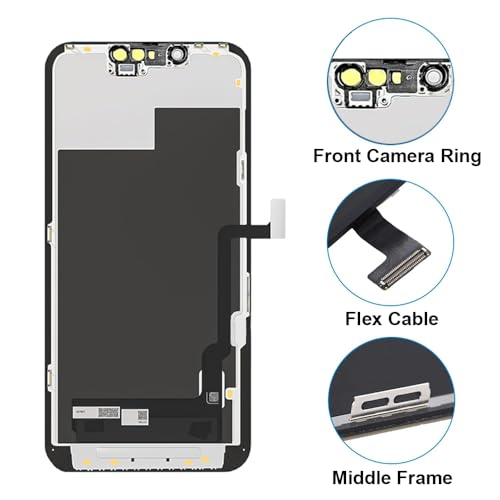 TSIOFO for iPhone 13 Pro Max Screen Replacement 6.7 inch, 3D Touch LCD Display Digitizer Assembly with Repair Tools Compatible with Model A2484, A2641, A2643, A2644, A2645 by TSIOFO - Used condition - Image 3