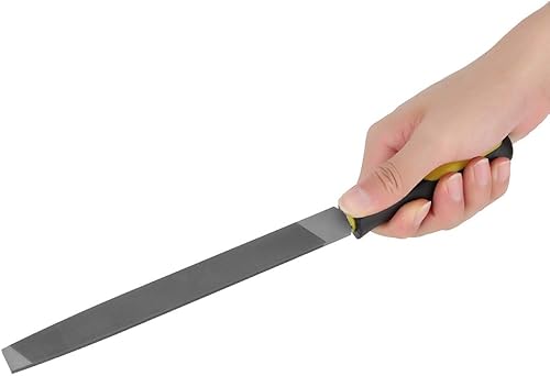 Miniatura 5 de Pssopp Archivo, herramienta de carbono T12 de afilado de acero incisivo y lima con mango cómodo para afilar metal de madera