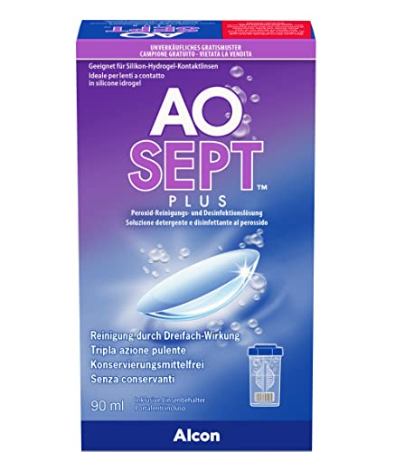 Preisvergleich Produktbild Aosept Plus Kontaktlinsen-Pflegemittel, Reise-Set, 1 x 90 ml