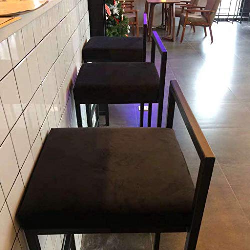 Tabouret de bar en velours confortable pour éviter le mal de dos