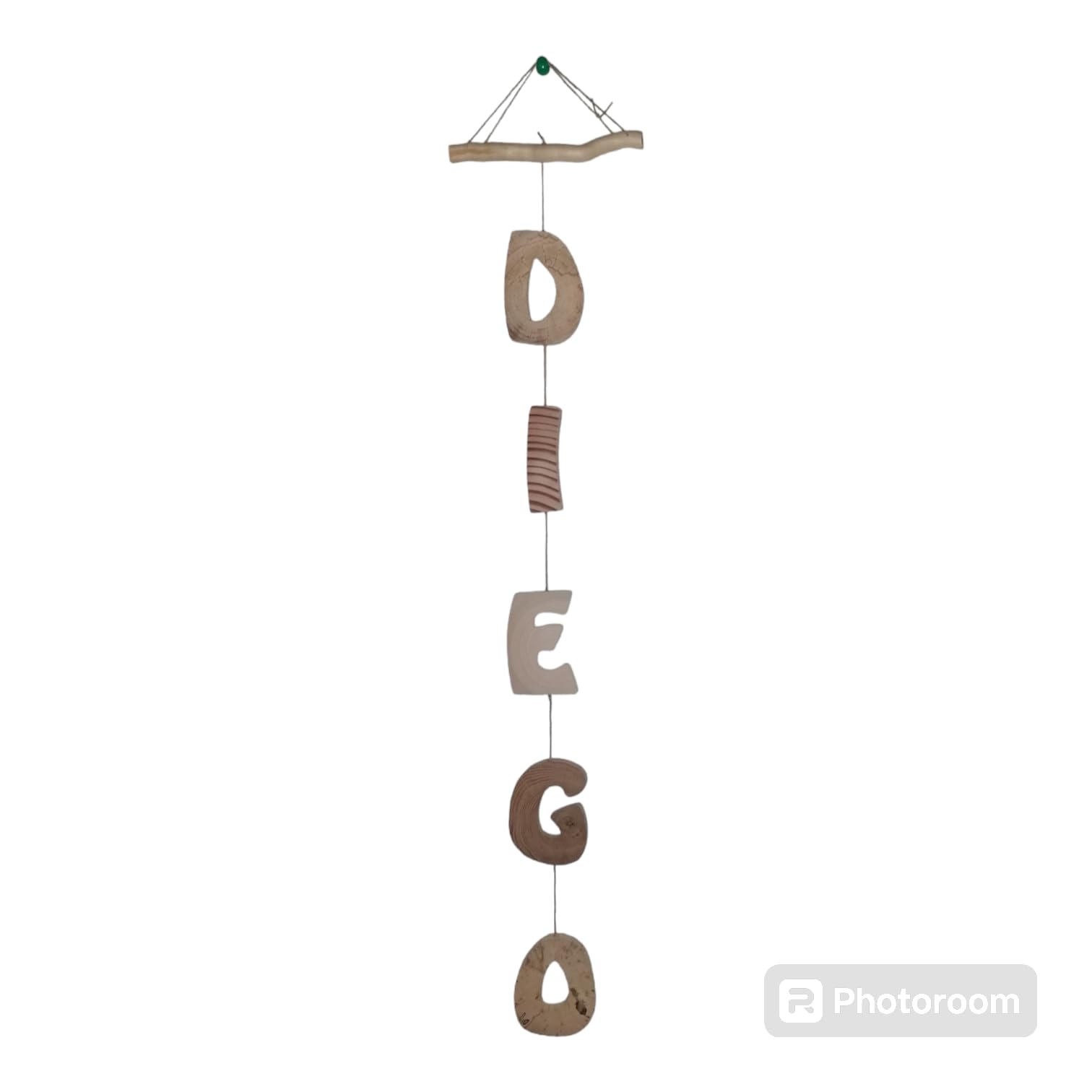 Prénom personnalisé en bois massif naturel pour chambre d'enfant, cadeau de naissance personnalisé, lettres en bois, prénom pour porte de chambre