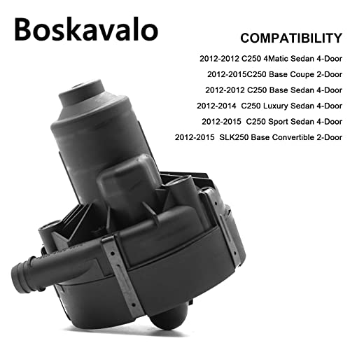 Boskavalo Secondary Air Injection Smog Air Pump For Mercedes Benz 12-15 C250 12-15 Slk250 0001406785 #TOP1