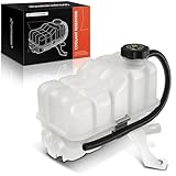 A-Premium Coolant Overflow Recovery Reservoir Tank [W/Sensor & Cap] Compatible with Chevrolet Silverado 1500 2500 3500, Suburban, Tahoe & GMC Sierra, Yukon & Cadillac Escalade
