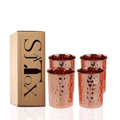 SAJTOX Pure Copper Cups 4-Pack