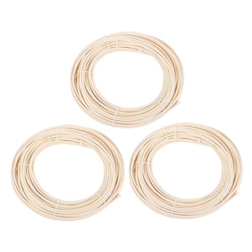 Cañas de ratán beige de 5mm para tejer cestas y reparar muebles con alta resistencia
