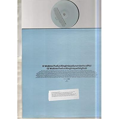 DIRTY VEGAS - WALK INTO THE SUN - king unique mixes - 12 inch vinyl