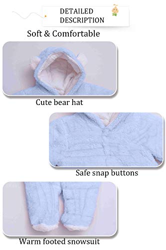 XMWEALTHY Unisex Baby Clothes Winter Coats Cute Newborn Infant Jumpsuit Snowsuit Bodysuits Registry for Baby Essentials Stuff