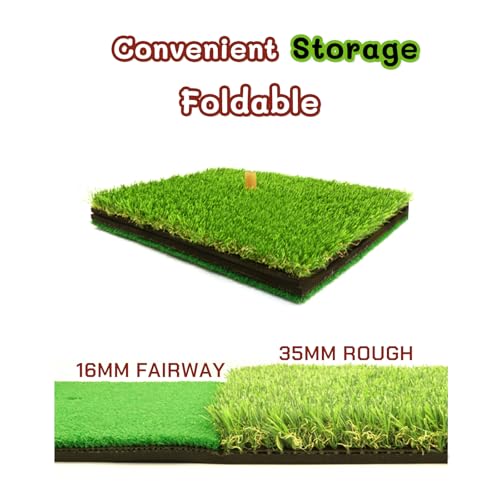 Tapis d'entraînement de golf pliable 60x40cm pour practice - 5
