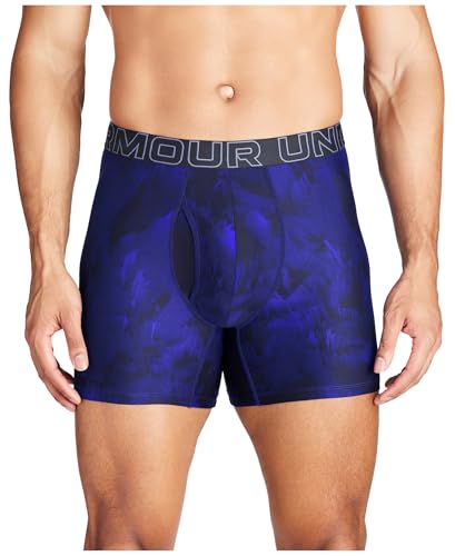 Image of Under Armour mens Multi-pack Performance Tech Boxerjock Brief, 6 inch Inseam, All-day Comfort & Soft