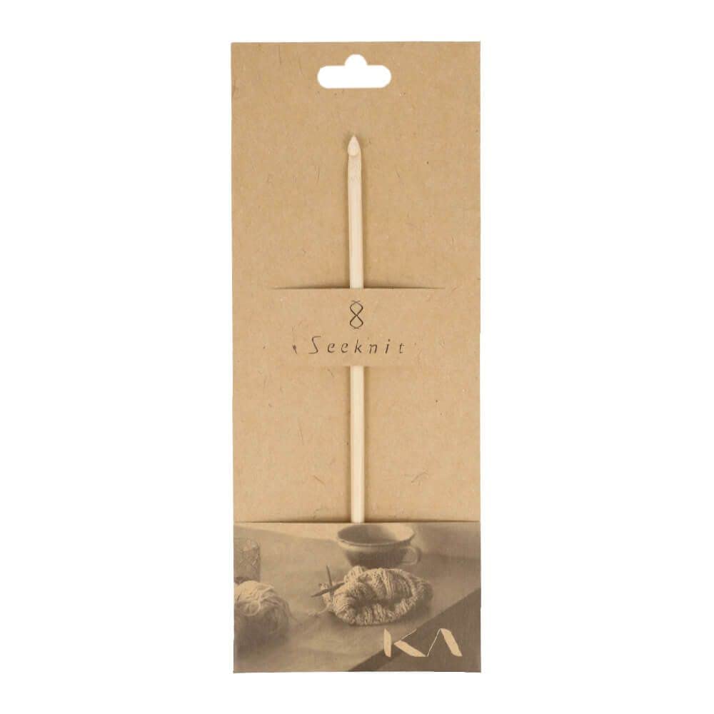 Seeknit - Seeknit Shirotake (14cm, 3.50mm) Interchangeable Crochet Hook Tip - 1 Unit, Beige