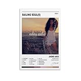 ZFHK Jhene Aiko Poster d'album de musique Sailing Soul(s) Poster D�coration murale D�coration pour chambre � coucher Style sans cadre 20 x 30 cm