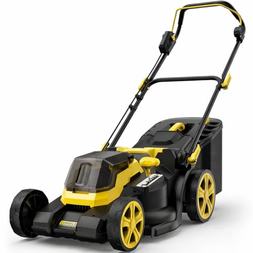 Baikemon 40V 19″ Cordless Lawn Mower, Compatible with DEWALT 2x20V