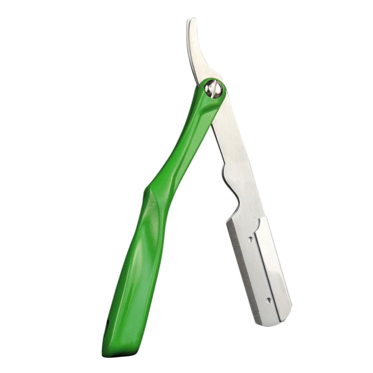 Didiseaon 2pcs Barber Razor Blade Holder Stainless Steel Hair Blade Holder for Shaving Storage