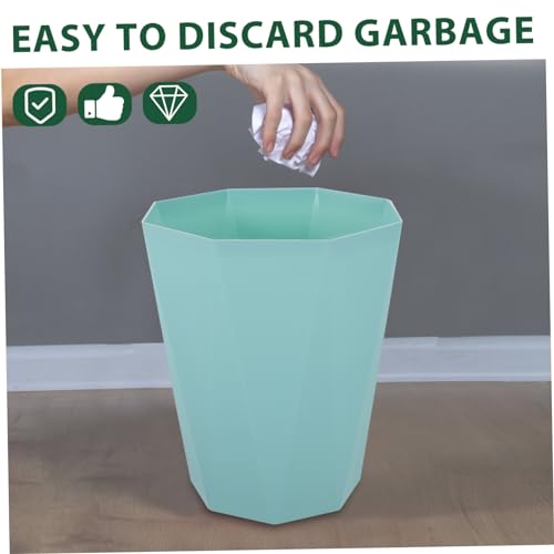 Bote de Basura de Plástico Verde para Baño 5L miniatura 4