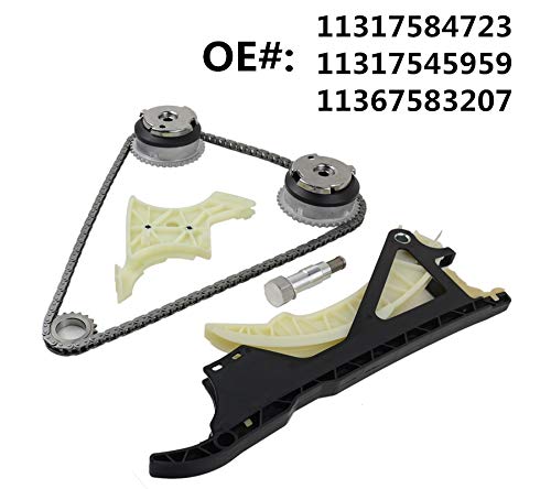 SCSN Engine Chain Guide Rail Tensioner 11317545959 for B MW N51 N52 N53 N54 N55 N20 Timing Chain Kit