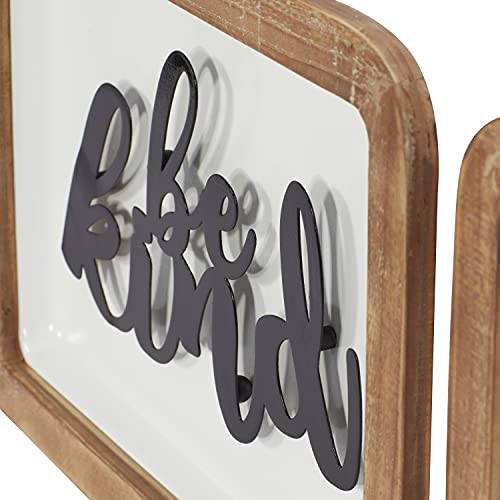 Décoration murale Deco 79 design géométrique noir lot de 2 - 5